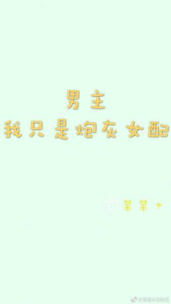 男主,我只是炮灰女配