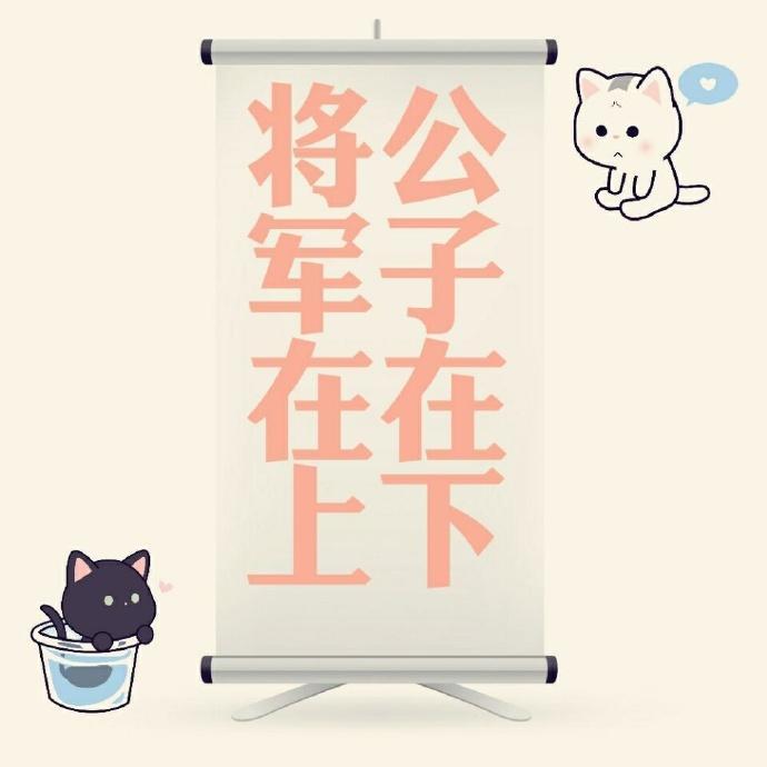 公子在下，将軍在上