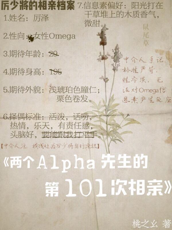 兩個Alpha先生的第101次相親
