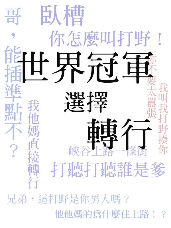 [電競]世界冠軍選擇轉行